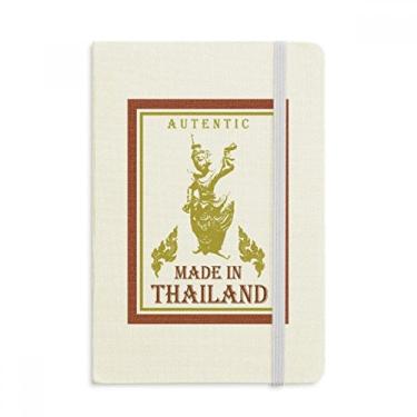 Imagem de Agenda clássica feita na Tailândia com capa dura em tecido oficial da Tailândia Culture Made in Thailand