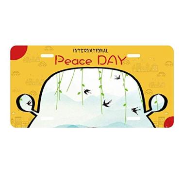 Imagem de DIYthinker Spring Begins Twenty Four Solar Term placa etiqueta decoração carro dia da paz