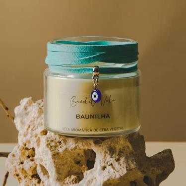 Imagem de Vela Vegetal Aroma Baunilha Vidro Og - Bendita Vela