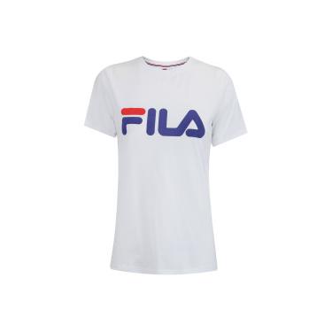 camiseta fila feminina preta