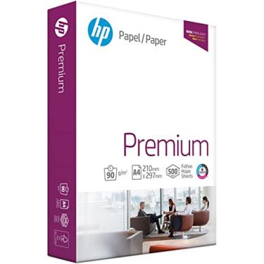Imagem de Papel Sulfite A4, HP Premium, 90g, Branco, 500 Folhas