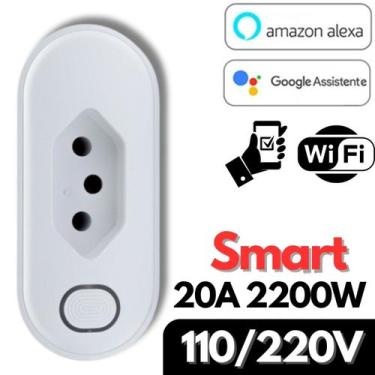 Imagem de Tomada Inteligente Plug 20 Kit1 Smart Alex 20A 2.200W Medidor Consumo