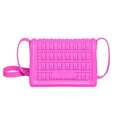 Imagem de Bolsa Petite Jolie Vivi Detalhe Trama Matelasse Transversal Rosa Escuro Único