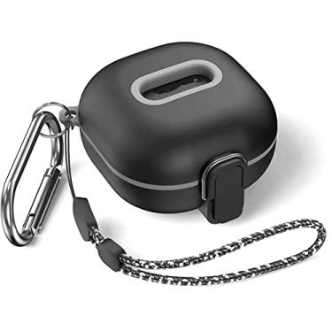 Imagem de Capa protetora à prova de choque para Samsung para Galaxy Buds 2 Pro/Buds 2/Buds Pro/Buds Live Capa de bloqueio de fone de ouvido com corda