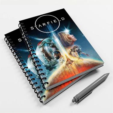 Imagem de Caderno Universitário 200 fls 10 Mat. Gamer Starfield
