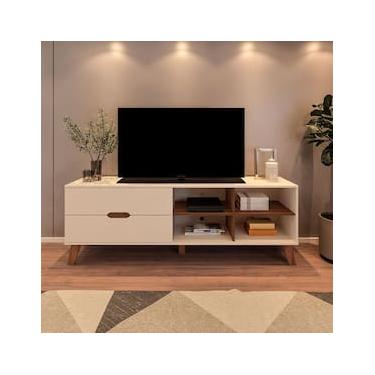Imagem de Rack Artely Verona com 180 cm de Largura, 2 Gavetas, Ideal para TV de Até 75”