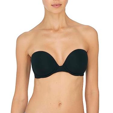 Imagem de Natori Aro feminino com contorno minimalista sem alças, Preto, 34DDD