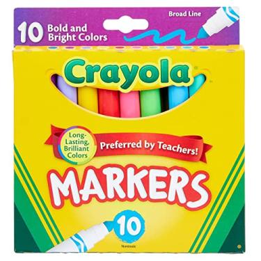 Imagem de Canetinha Crayola 10 unidades - cor pastel