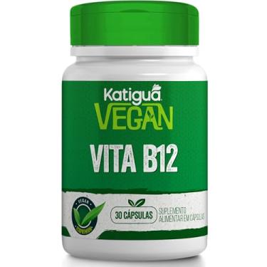 Imagem de KATIGUÁ Vitamina B12 Sem Sabor Vegan Products Katiguá 60 Cápsulas Rígidas • 60 Doses Branco