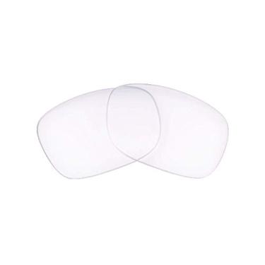 Imagem de LenzFlip Lentes de reposição compatíveis com óculos de sol Rayban RB4181 Polarizadas - Fabricado nos EUA, Lente transparente/transparente, 57mm