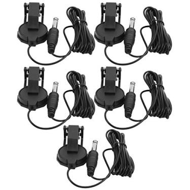 Imagem de HERCHR Captador de guitarra 5 peças Piezo Clip On Transdutor Geral Piezo Microfone de Contato Captador Clip-On para Guitarra Acústica Bandolim Bouzouki Violino Banjo Ukulele Violoncelo Erhu Microfone