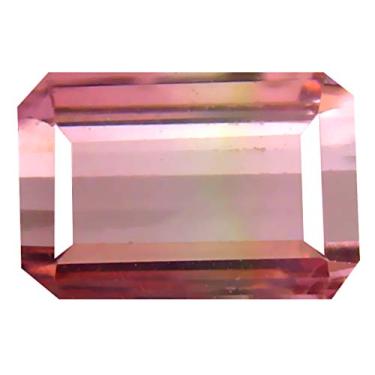 Imagem de Pedra preciosa natural solta de turmalina rosa não aquecida 2,74 ct Octagon Cut (9 x 6 mm)