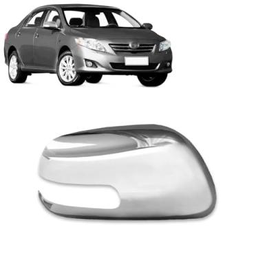Imagem de Aplique Cromado para Capa Retrovisor Toyota Corolla 2009 2010 2011 2012 2013 2014 Com Pisca - LD