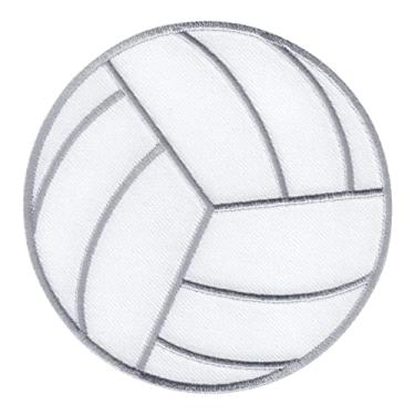 Imagem de PatchMommy Bola esportiva de remendo de voleibol, ferro ligado/costurado - apliques para crianças e crianças