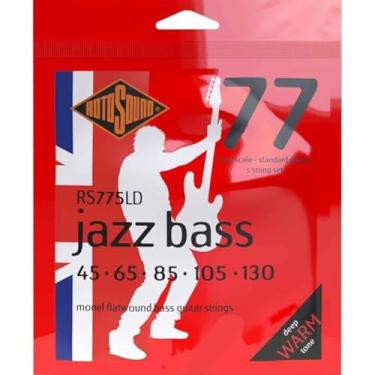 Imagem de Encordoamento Baixo 5 cordas Rotosound - Jazz Bass - RS775LD- .045/.130
