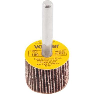 Imagem de Roda de Lixa 25x20mm com Haste G100 - Vonder