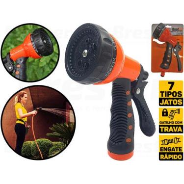 Imagem de Esguicho Pistola Ducha 7 Funções Jatos Jardim Reforçado Mangueira Best