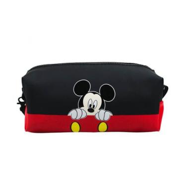 Imagem de Necessaire Retangular Mickey Assinatura 10x8x20cm - Disney