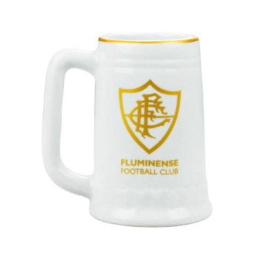 Imagem de Caneca Branca Porcelana 500ml - Fluminense - Mileno