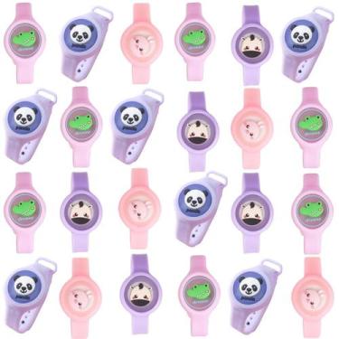 Imagem de kit 24 Pulseira Repelente Infantil Anti Mosquitos Dengue Pernilongo pi