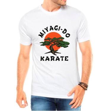 Imagem de Camiseta Masculina Branca Cobra Kai 03 - DESIGN CAMISETAS, Branco, P