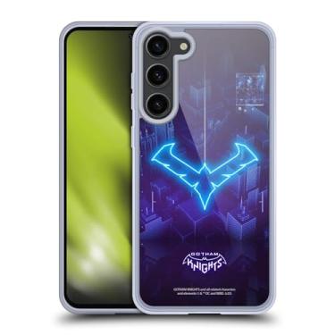 Imagem de Head Case Designs Capa de gel macia com arte do personagem Asa Noturna de Gotham Knights oficialmente licenciada compatível com Samsung Galaxy S23+ 5G
