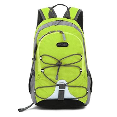 Imagem de Mochila pequena de caminhada de 10 L para crianças de 3 a 6 anos, meninos até 1,2 m, mini mochila impermeável para esportes ao ar livre, viagem, acampamento, mochila, Verde maçã, 12.6*8.3*5.9 inches