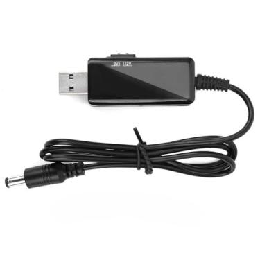 Imagem de Master Cables Cabo de alimentação USB A para DC, entrada USB 5V para DC 9V e 12V Volt cabo conversor step-up comutável, cabo USB para DC ajustável para roteadores, modems, rádios e outros dispositivos
