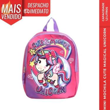 Imagem de Mochila de Costas Infantil Mini Sea / Ladies / Unicórnio Pai - Ravi Pr