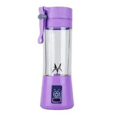 Imagem de Liquidificador Portátil USB Recarregável 6 Lâminas 380ml - Ello