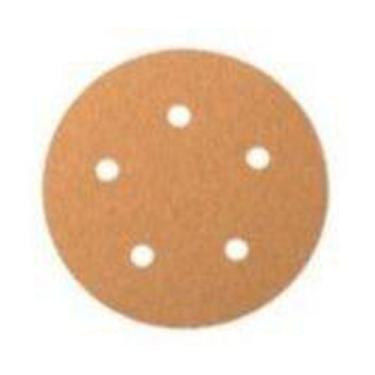 Imagem de PORTER-CABLE 725501015 Discos de lixa com adesivo de 5 polegadas e 100 grãos de cinco furos (pacote com 15)
