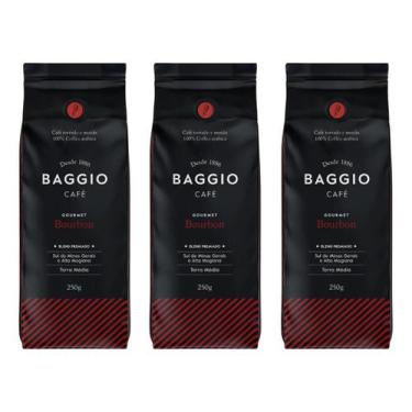 Imagem de Café em Grão, Baggio, Bourbon, 3 Pacotes de 500g - Baggio Café