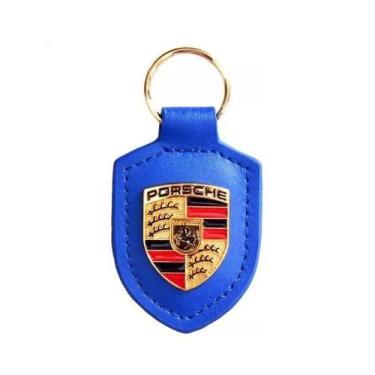 Imagem de Chaveiros Logo Porsche Luxo Premium 911 Cayenne Panamera Taycan Macan 