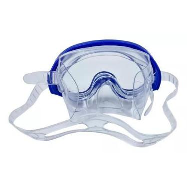 Imagem de Snorkel E Máscara De Mergulho Kit Mergulho Juvenil Universal Com Regul