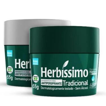 Imagem de Kit 2 Desodorante Action e Tradicional Herbíssimo 55G - Dana - Dana Co