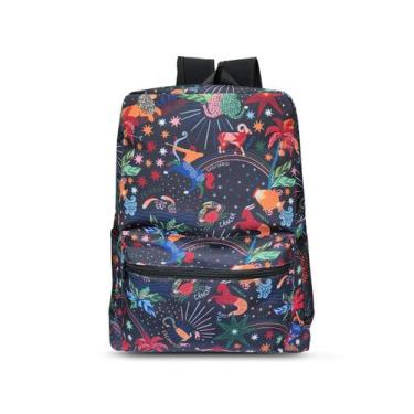 Imagem de Mochila Escolar Estampas Universitária Resistente Feminino Masculino M
