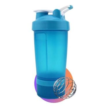 Imagem de Copo De Academia 450ml Com Mola Para Suplemento Whey Oferta - HISMA, A
