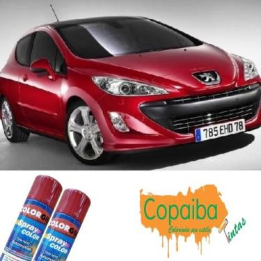 Imagem de Tinta Spray Automotiva (VERMELHO METÁLICO) NA COR DO SEU CARRO 300ml F
