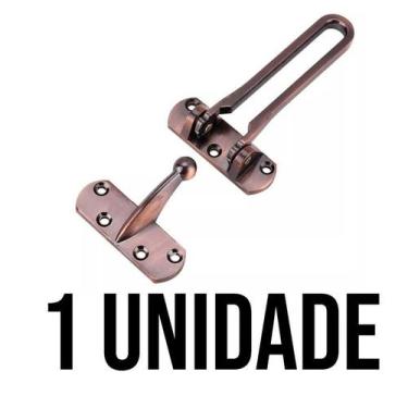 Imagem de Ferrolho Trava Porta 10,5 cm. x 6 cm. Bicromatizado ID-2555F Idea, 1 p