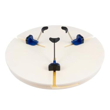 Imagem de Roda de cerâmica para adultos iniciantes, braçadeira de mesa giratória portátil de cerâmica, ferramentas giratórias de cerâmica para profissionais iniciantes em cerâmica