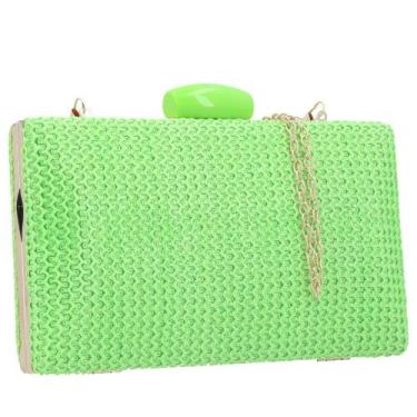 Imagem de Bolsa Clutch de Palha Josy Bauarte, Verde