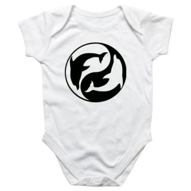 Imagem de Body intantil Yin e Yang Golfinhos - Alearts, P