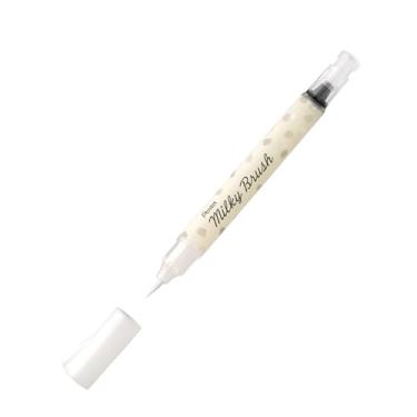 Imagem de Pentel Caneta Pincel Milky Brush Pastel Branco XGFH-PWX