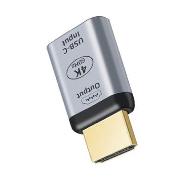 Imagem de Cablecc Adaptador USB-C tipo C fêmea fonte para pia HDMI HDTV 4K 60hz 1080p para tablet, telefone e laptop..