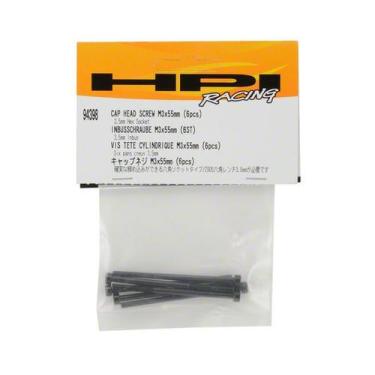 Imagem de Parafuso allen m3x55mm (6pçs) de automodelo hpi94398