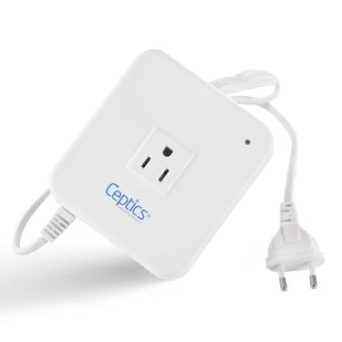 Imagem de Ceptics Conversor De Voltagem De 200 Watts - Step Down - Conversor De Energia De Viagem De 220 V Para 110 V / 240 V Para 120 V - Para Alisador De Cabelo, Laptops E Carregadores, Certificado Pela Ce