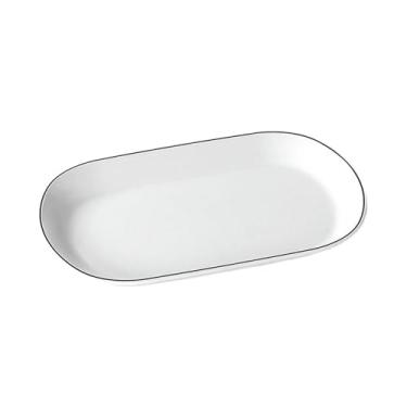 Imagem de Prato de mesa retangular comercial, prato de churrasco para restaurante - XYM666005