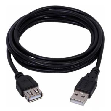 Imagem de Cabo Usb 2.0 Extensão 2 Metros Extensor Macho Fêmea - Rontek