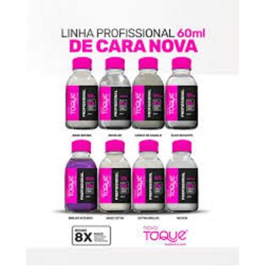 Imagem de Kit 6 repositor de 60 ml de esmaltes novo toque