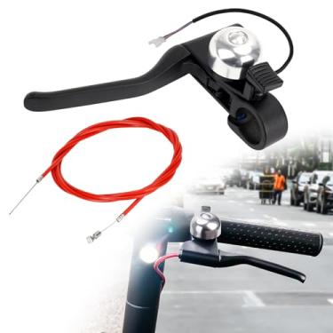 Imagem de YIBEICO Alavanca de alavanca de freio com cabo de freio para Gotrax GXL V2, kit de montagem de freio de peças de alavanca de guidão, substituição de scooter elétrica para Gotrax GXL V2